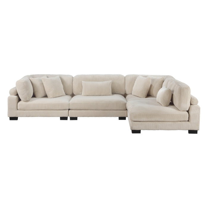 Traverse 4-Piece Coudroy Modular Sectional