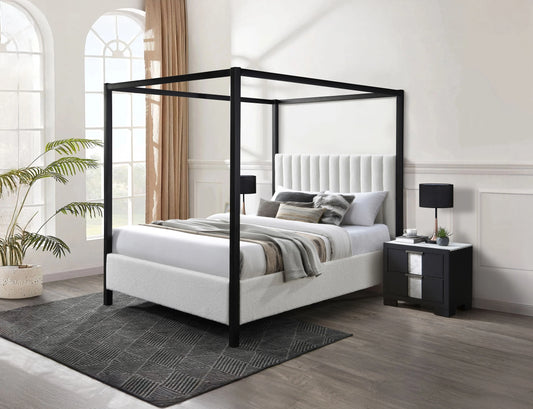 Adalyn Canopy Upholstered Bed Frame